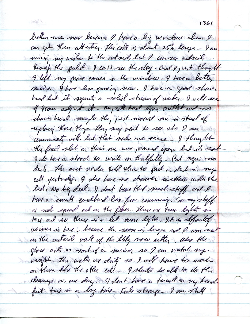 Dr John WorldPeace 2008 Prison Journal